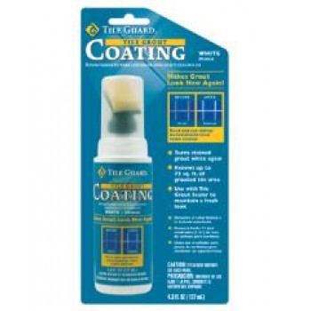 Tile Grout Coating Revives White Grout